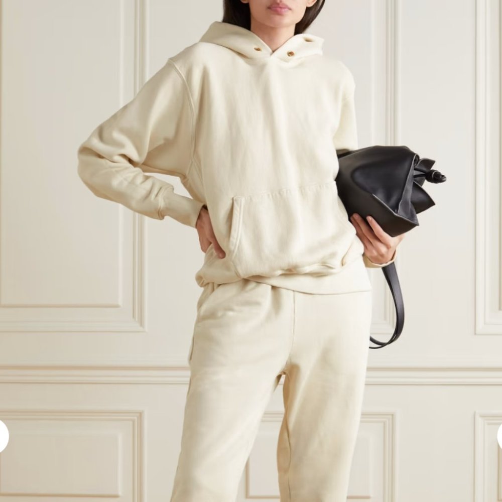 LES TIEN Cotton-jersey hoodie